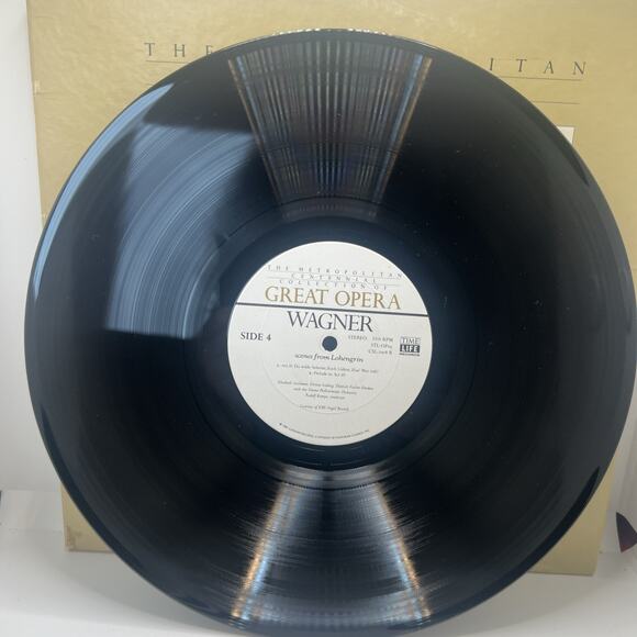 The Metropolitan Collection of Great Opera WAGNER 4 LP + Booklet EX / NM!!! WOW! - Picture 11 of 16